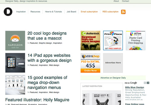 Top design blog
