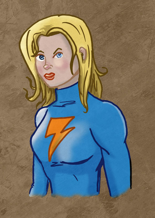 Free Comic Book Character Illustration Photoshop Tutorial + PSD Download